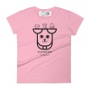 pink canine spirit animal t shirt to show design and label that plays song inside t