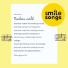 lyrics teachers world smile songs
