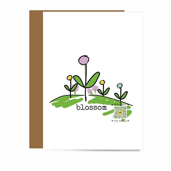 Blossom Encouragement Card Blossom Encouragement Card