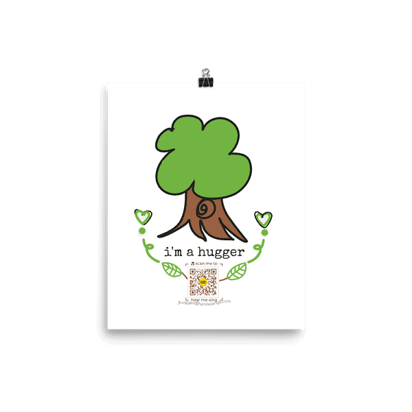 i’m a hugger print mockup i’m a hugger print mockup