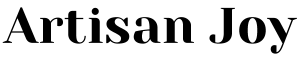 Artisan Joy magazine logo in black type