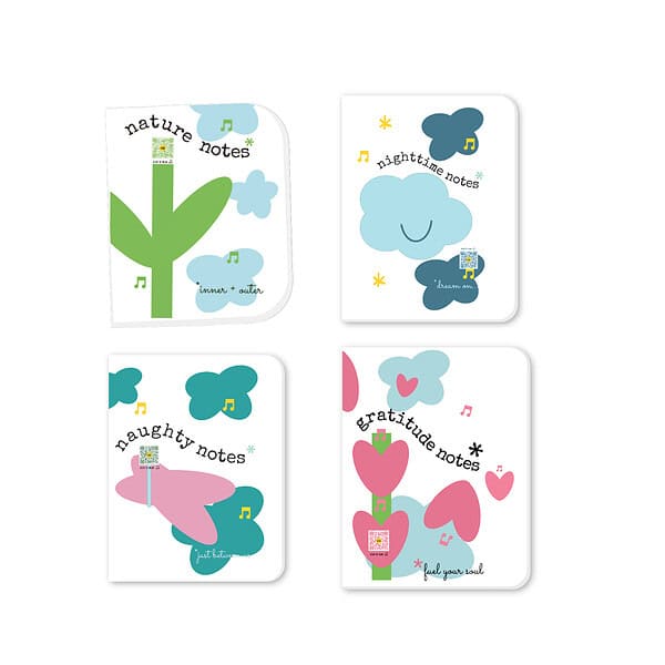 singing journals set set of 4 singing journals seen together