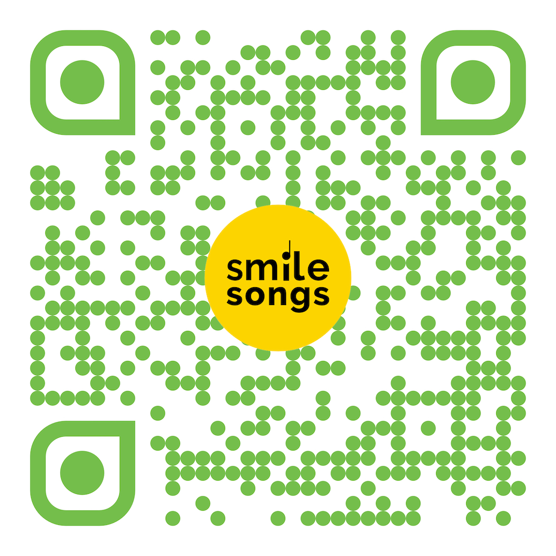 green qr code plays handcrafted love song