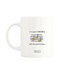 On the back of the Moosical mug, you’ll find a fun lyric excerpt that complements the playful moose design. The QR code on the front plays a joyful song when scanned Lyric excerpt on the back of the Moosical musical mug with a fun and playful QR code song