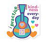 practice acts of kindness affirmation sticker