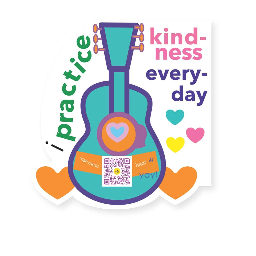 practice acts of kindness affirmation sticker