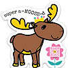 Smile Songs super a-moosed singing sticker
