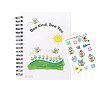 Positively Playful Activity Book by Smile Songs with musical sticker sheet for SEL activities.